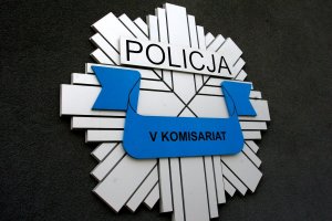 fot. Logo Komisariatu V Policji w Lublinie